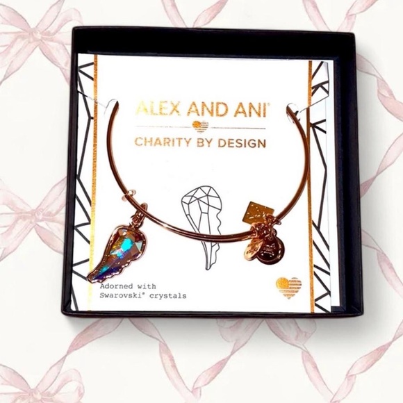 Alex and Ani Gold Bracelet with Swarovski - Picture 1 of 2